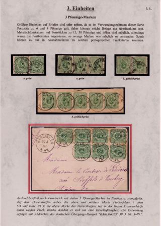 NĚMECKO - VYDÁNÍ "PFENNIGE" 1875-1879 – list 29