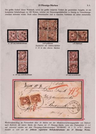 NĚMECKO - VYDÁNÍ "PFENNIGE" 1875-1879 – list 33