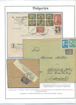 BULHARSKO 1879-1945 – list 87