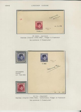 MODERNÍ ČESKOSLOVENSKO, ZAJÍMAVOSTI ZNÁMKOVÝCH VYDÁNÍ 1943 1983 – list 4