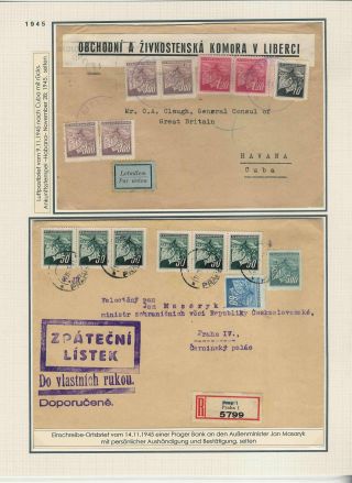 MODERNÍ ČESKOSLOVENSKO, ZAJÍMAVOSTI ZNÁMKOVÝCH VYDÁNÍ 1943 1983 – list 12