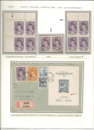 MODERNÍ ČESKOSLOVENSKO, ZAJÍMAVOSTI ZNÁMKOVÝCH VYDÁNÍ 1943 1983 – list 13