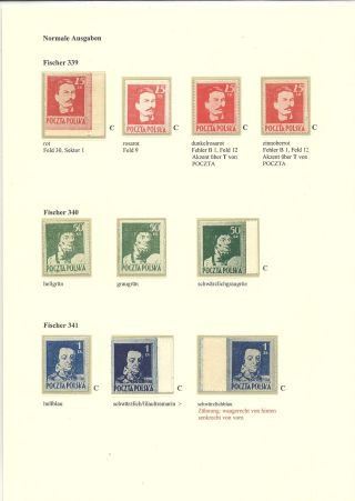 POLISH STAMPS 1944-1947 – sheet 7
