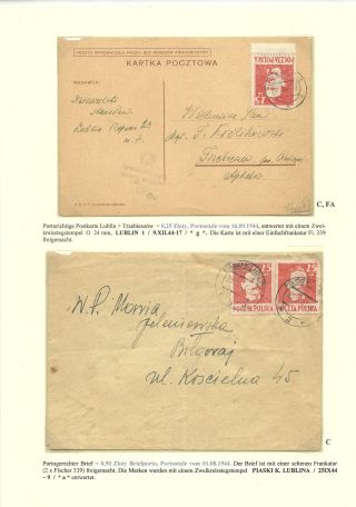 POLISH STAMPS 1944-1947 – sheet 8