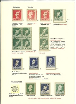 POLISH STAMPS 1944-1947 – sheet 11