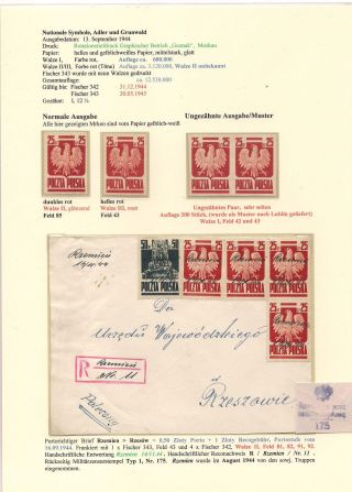 POLISH STAMPS 1944-1947 – sheet 12
