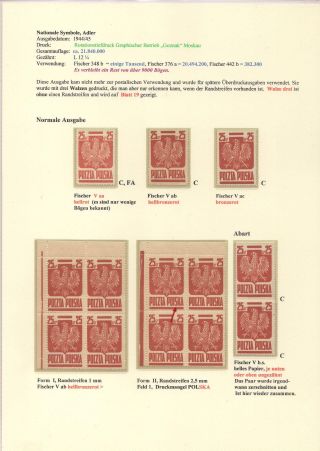POLISH STAMPS 1944-1947 – sheet 16