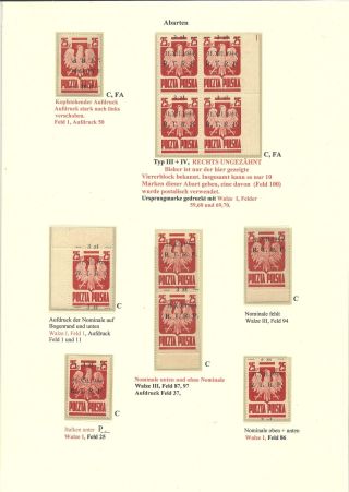 POLISH STAMPS 1944-1947 – sheet 23