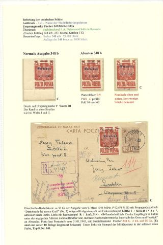 POLISH STAMPS 1944-1947 – sheet 30