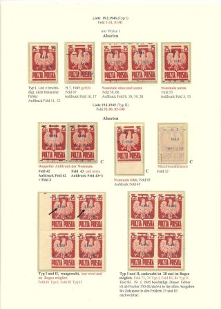 POLISH STAMPS 1944-1947 – sheet 33