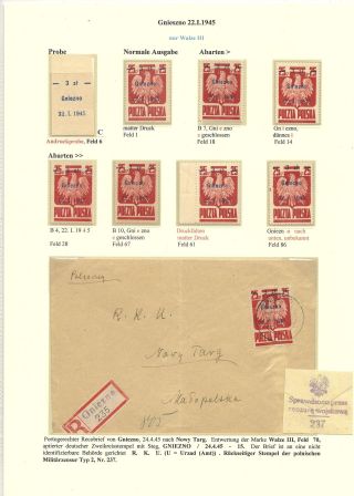 POLISH STAMPS 1944-1947 – sheet 37