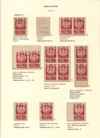POLISH STAMPS 1944-1947 – sheet 40