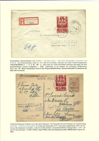POLISH STAMPS 1944-1947 – sheet 43