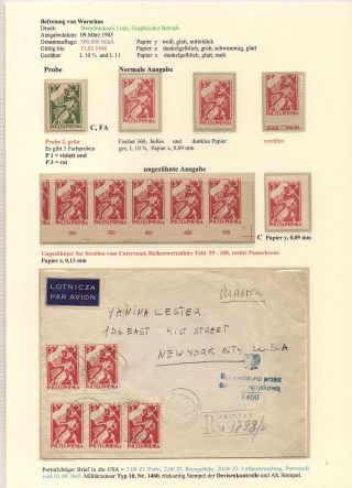POLISH STAMPS 1944-1947 – sheet 44