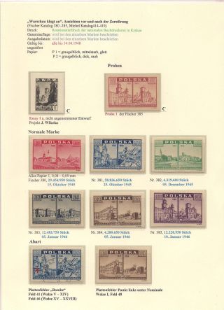 POLISH STAMPS 1944-1947 – sheet 62