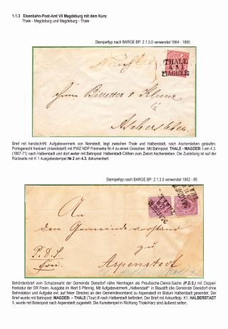 BAHNPOSTEN IM HARZ UND HARZVORLAND – Blatt 15