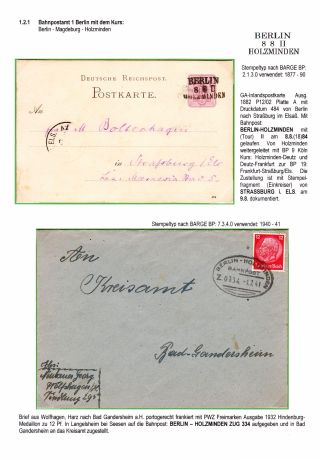 BAHNPOSTEN IM HARZ UND HARZVORLAND – Blatt 18