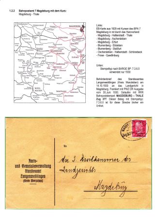 BAHNPOSTEN IM HARZ UND HARZVORLAND – Blatt 21