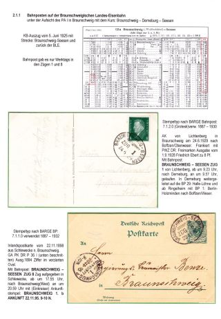 BAHNPOSTEN IM HARZ UND HARZVORLAND – Blatt 33