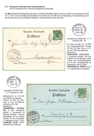 BAHNPOSTEN IM HARZ UND HARZVORLAND – Blatt 36