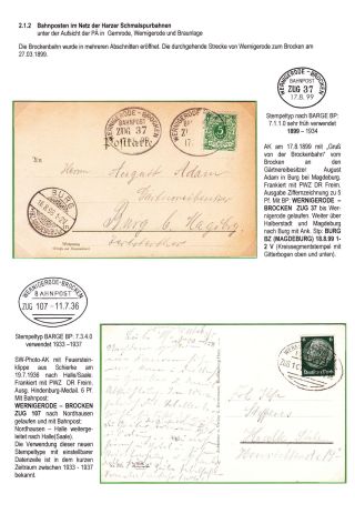 BAHNPOSTEN IM HARZ UND HARZVORLAND – Blatt 41