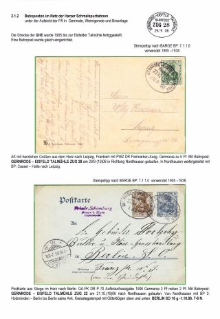 BAHNPOSTEN IM HARZ UND HARZVORLAND – Blatt 44
