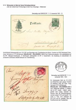 BAHNPOSTEN IM HARZ UND HARZVORLAND – Blatt 49
