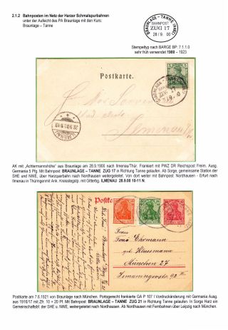 BAHNPOSTEN IM HARZ UND HARZVORLAND – Blatt 50