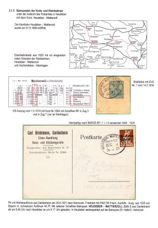 BAHNPOSTEN IM HARZ UND HARZVORLAND – Blatt 51