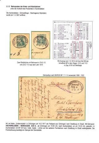 BAHNPOSTEN IM HARZ UND HARZVORLAND – Blatt 52