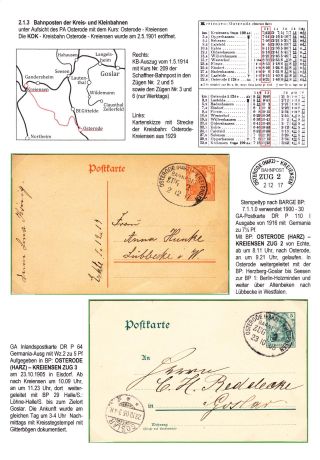 BAHNPOSTEN IM HARZ UND HARZVORLAND – Blatt 53