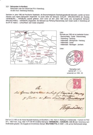 BAHNPOSTEN IM HARZ UND HARZVORLAND – Blatt 54