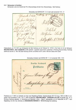 BAHNPOSTEN IM HARZ UND HARZVORLAND – Blatt 57