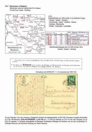 BAHNPOSTEN IM HARZ UND HARZVORLAND – Blatt 63