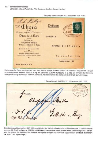 BAHNPOSTEN IM HARZ UND HARZVORLAND – Blatt 65