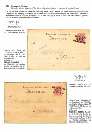 BAHNPOSTEN IM HARZ UND HARZVORLAND – Blatt 66