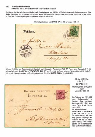 BAHNPOSTEN IM HARZ UND HARZVORLAND – Blatt 67
