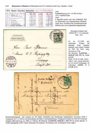 BAHNPOSTEN IM HARZ UND HARZVORLAND – Blatt 68