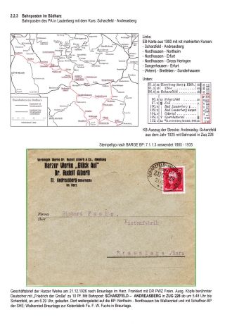 BAHNPOSTEN IM HARZ UND HARZVORLAND – Blatt 71