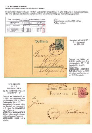 BAHNPOSTEN IM HARZ UND HARZVORLAND – Blatt 73