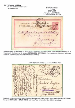 BAHNPOSTEN IM HARZ UND HARZVORLAND – Blatt 76