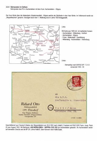 BAHNPOSTEN IM HARZ UND HARZVORLAND – Blatt 77