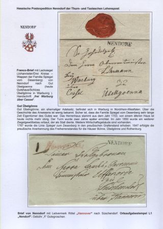 BAD NENNDORF - POSCHGESCHICHTLICHE HEIMATSAMMLUNG – Blatt 8