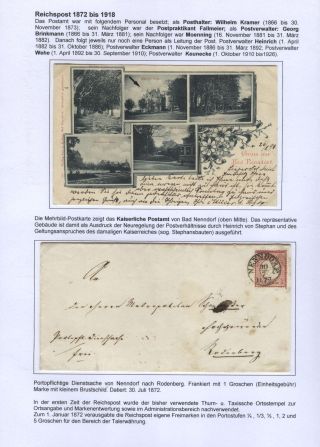 BAD NENNDORF - POŠTOVNÍ HISTORIE – list 36
