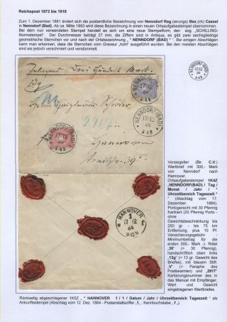 BAD NENNDORF - POŠTOVNÍ HISTORIE – list 38