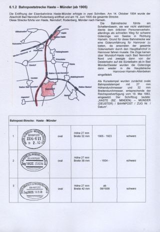 BAD NENNDORF - POŠTOVNÍ HISTORIE – list 49