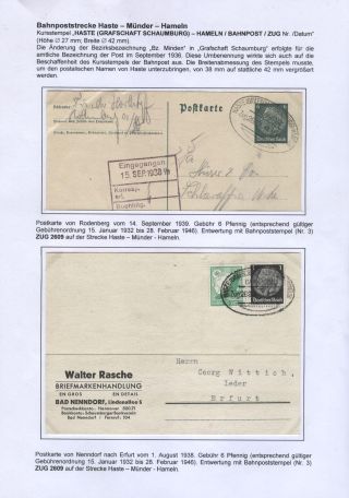 BAD NENNDORF - POŠTOVNÍ HISTORIE – list 54