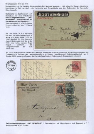 BAD NENNDORF - POŠTOVNÍ HISTORIE – list 56
