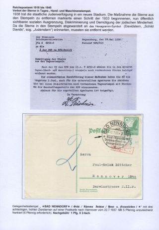 BAD NENNDORF - POŠTOVNÍ HISTORIE – list 59