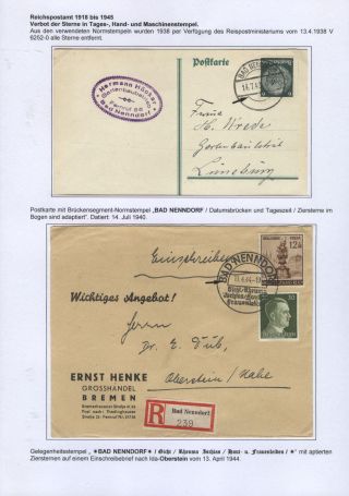 BAD NENNDORF - POŠTOVNÍ HISTORIE – list 60